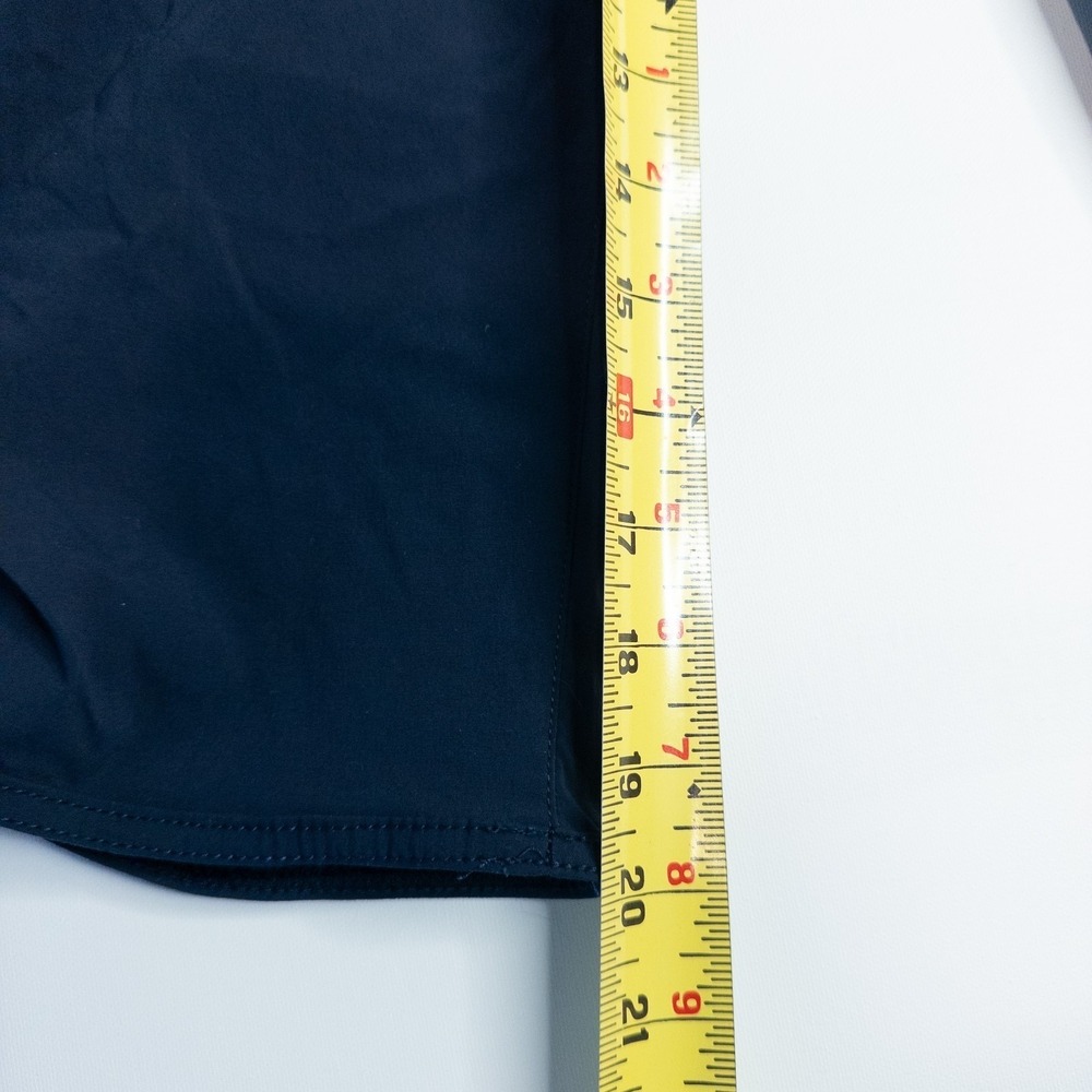 Eddie Bauer Travex Cargo Pants Womens 8 Horizon Crop Navy Blue Pockets Hiking - Picture 7 of 7